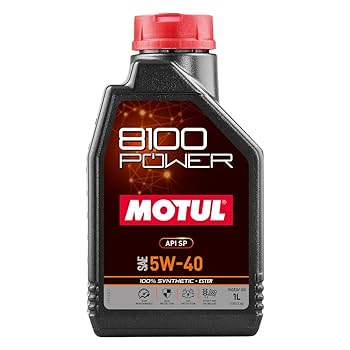 MOTUL 8100 POWER エンジンオイル 5W-40 5L 新品 MOTUL [国内正規品] 8100 POWER【5W-40 5L×1缶】エステル配合 全